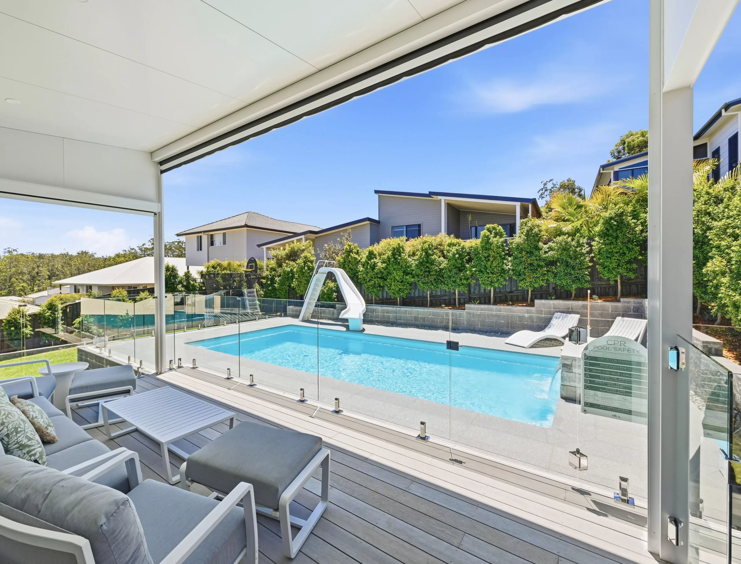 Octagonal paving installation on the Mid North Coast