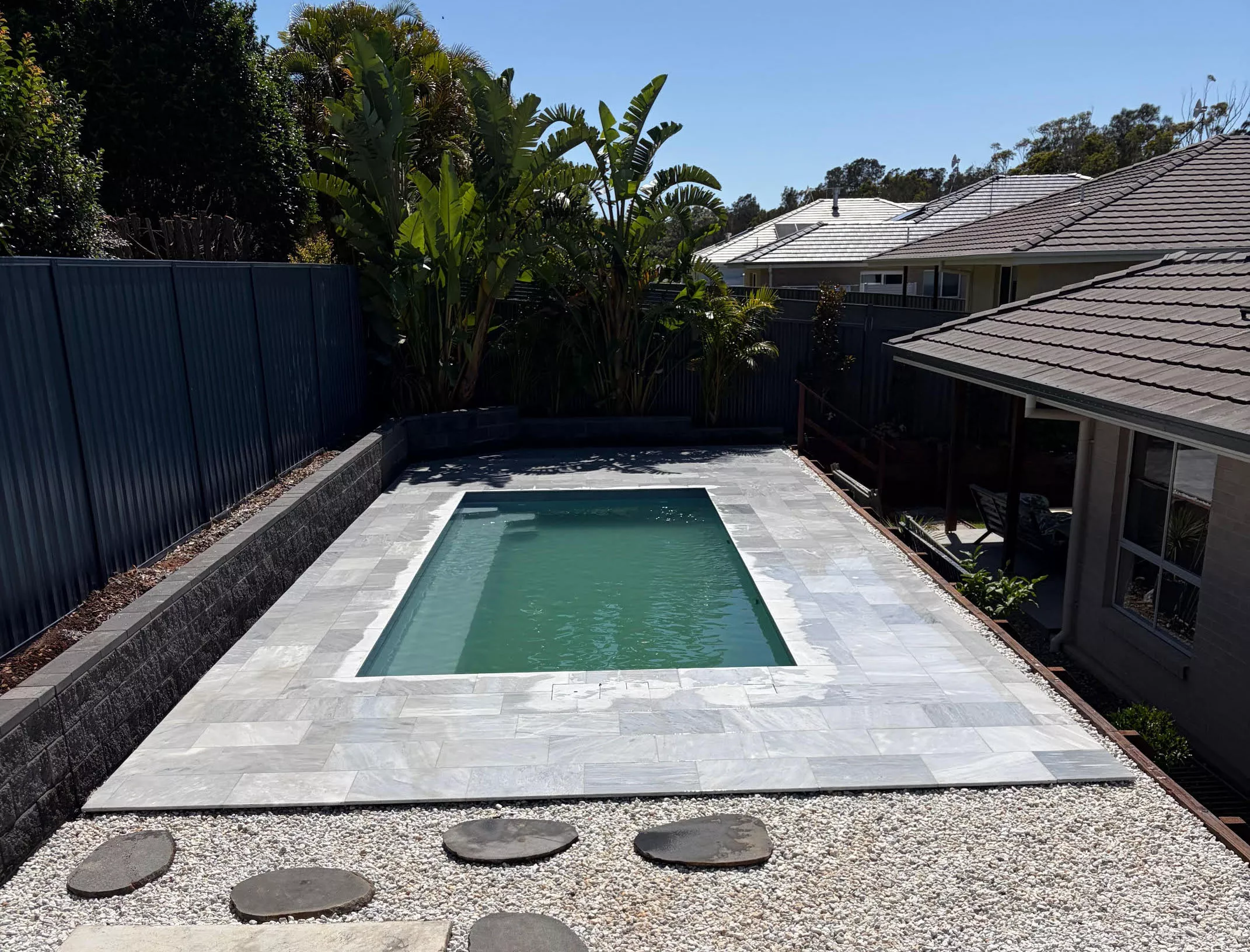 Retaining walls and paving on the Mid North Coast
